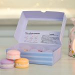 Coffret fondants Macarons Violet (x6)