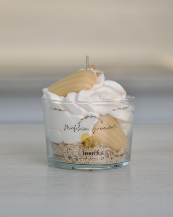 Bougie madeleine gourmande