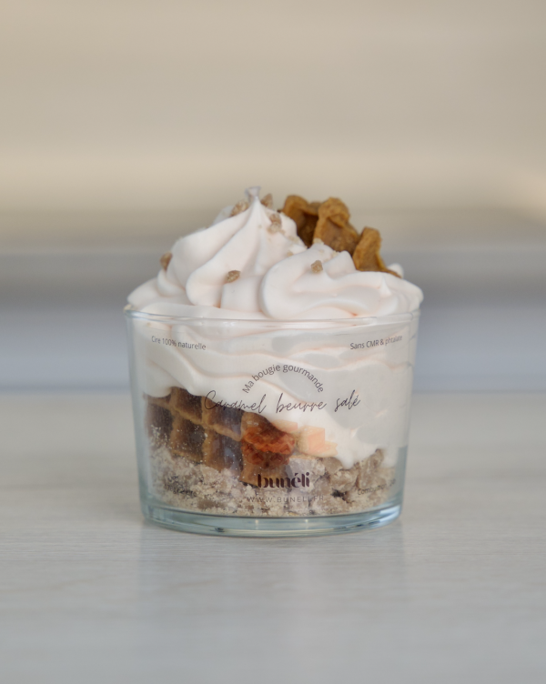 Bougie gourmande caramel beurre salé
