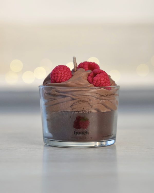 Bougie gourmande framboise