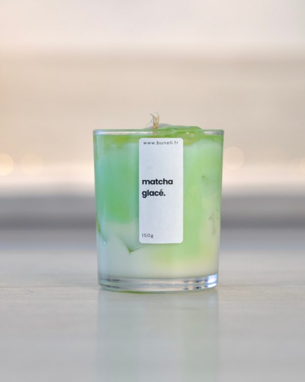 Bougie Matcha glacée