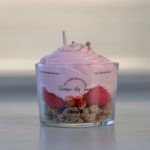 Bougie gourmande fraise des bois