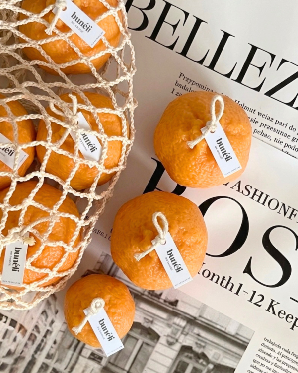 Bougie orange